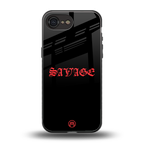 savage back phone cover | glass case for iphone 16e