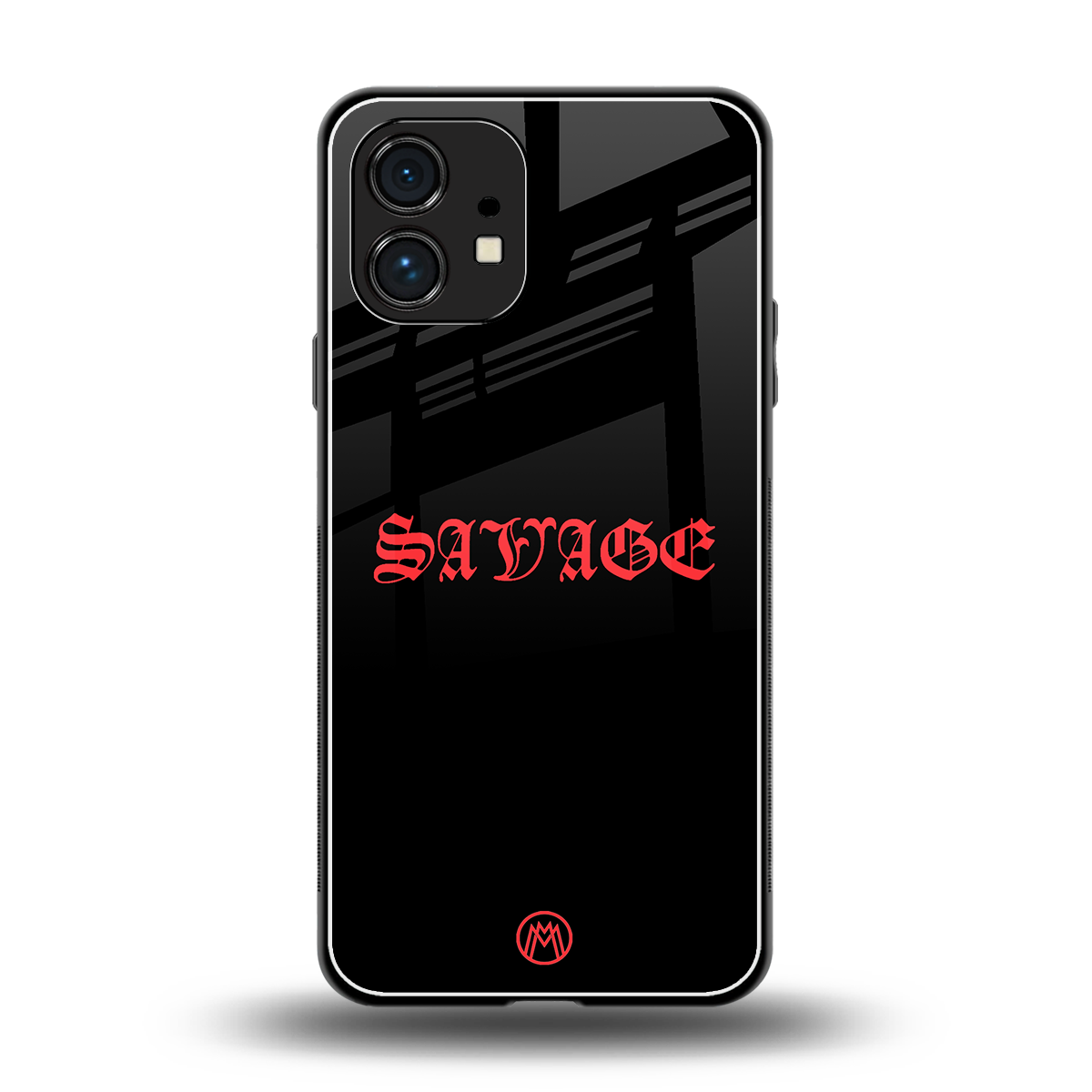 savage back phone cover | glass case for nothing phone 1
