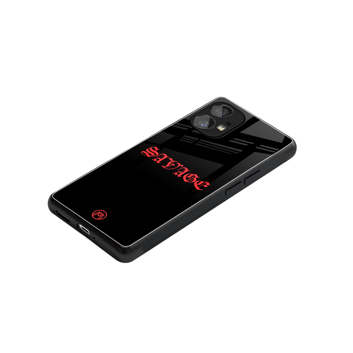 savage back phone cover | glass case for nothing phone 1
