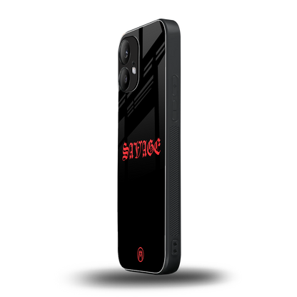 savage back phone cover | glass case for nothing phone 2