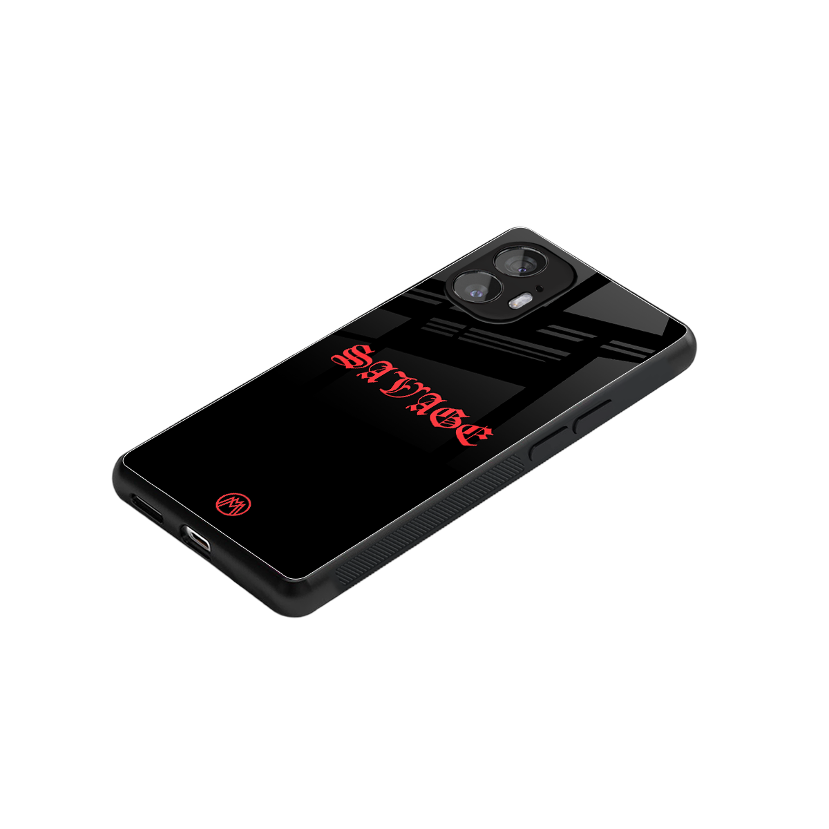 savage back phone cover | glass case for nothing phone 2