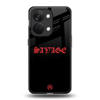 savage back phone cover | glass case for oneplus nord 3