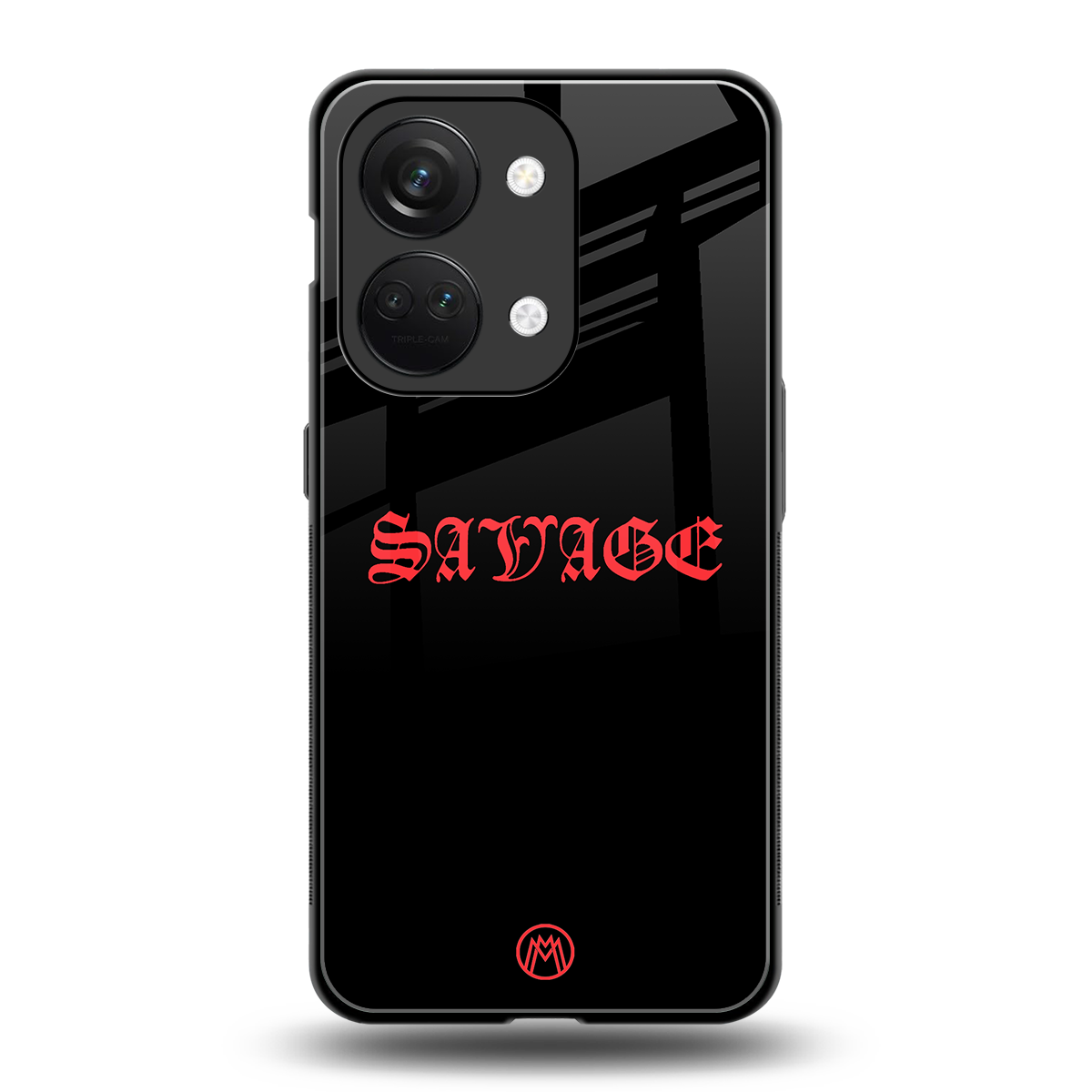 savage back phone cover | glass case for oneplus nord 3