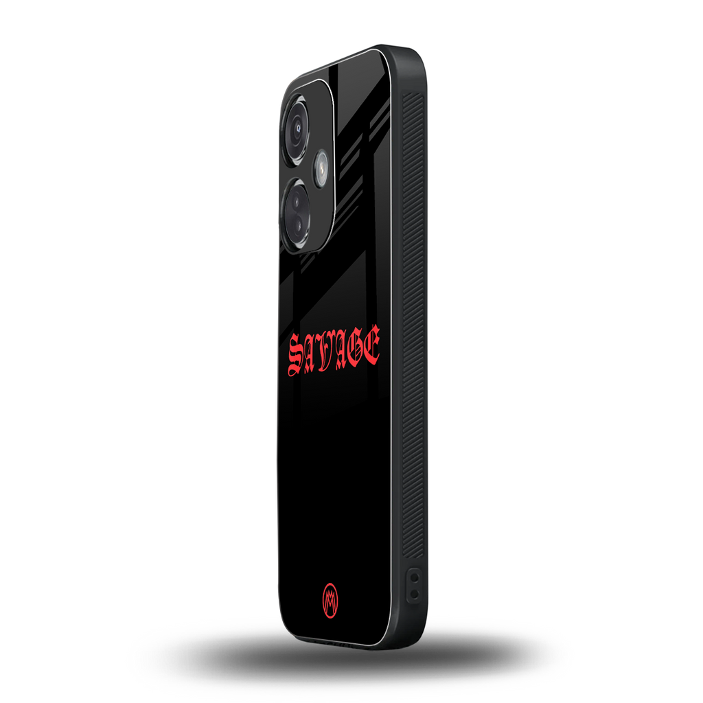 savage back phone cover | glass case for oneplus nord ce 3