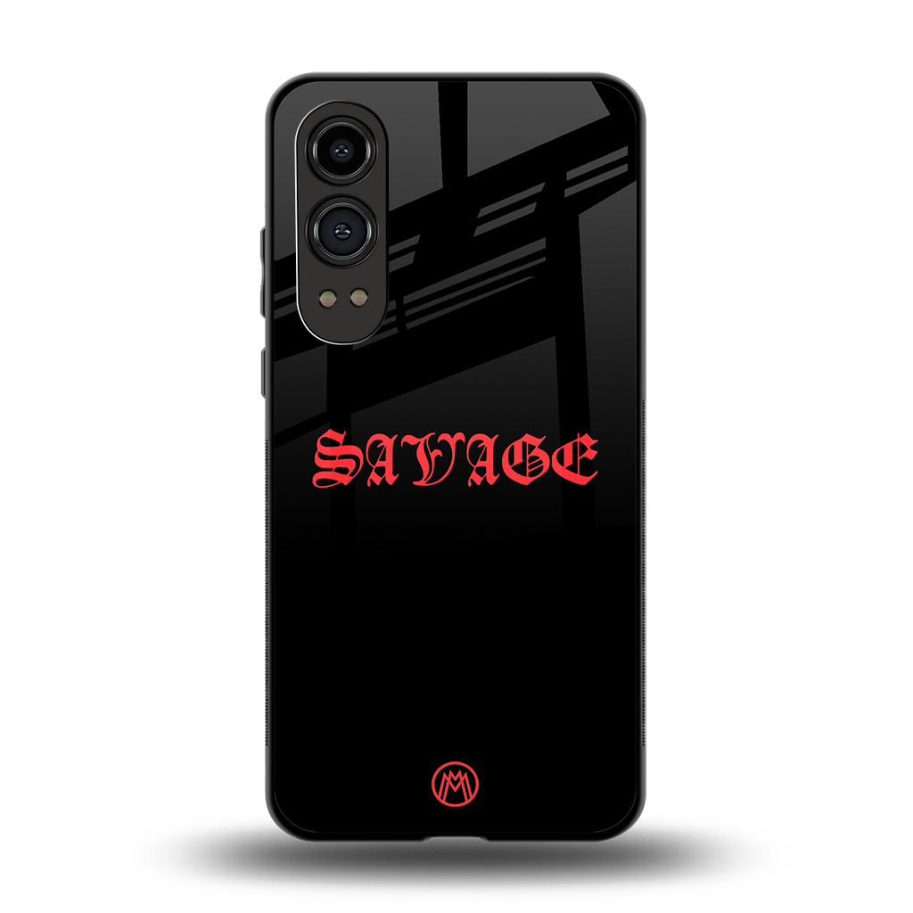 savage back phone cover | glass case for oneplus nord ce 4 lite