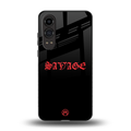 savage back phone cover | glass case for oneplus nord ce 4 lite