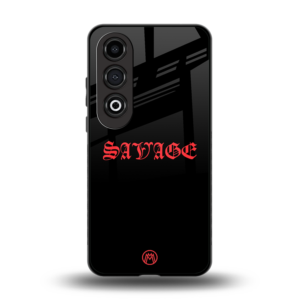 savage back phone cover | glass case for oneplus nord ce 4