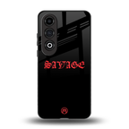 savage back phone cover | glass case for oneplus nord ce 4