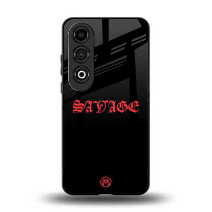 savage back phone cover | glass case for oneplus nord ce 4
