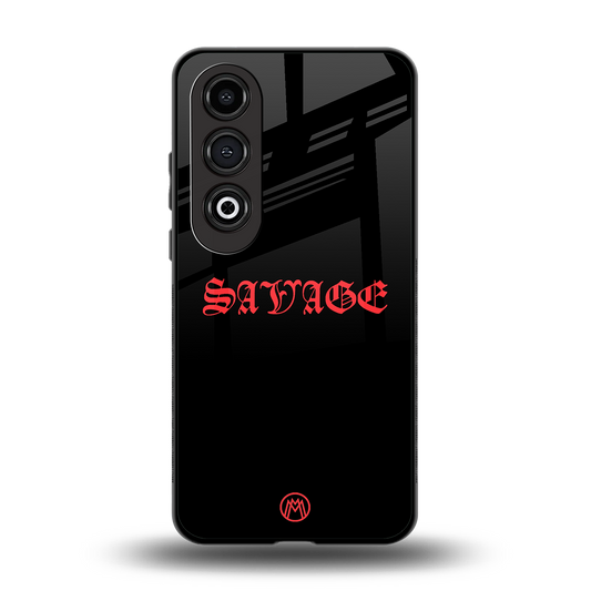 savage back phone cover | glass case for oneplus nord ce 4
