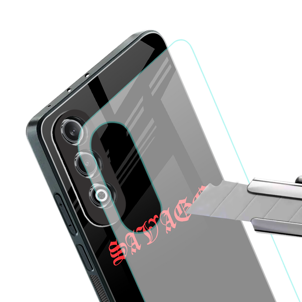 savage back phone cover | glass case for oneplus nord ce 4