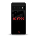 savage back phone cover | glass case for google pixel 6 pro