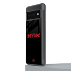 savage back phone cover | glass case for google pixel 6 pro