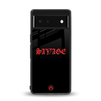 savage back phone cover | glass case for google pixel 6