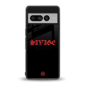 savage back phone cover | glass case for google pixel 7 pro