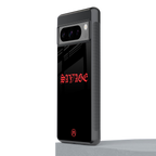 savage back phone cover | glass case for google pixel 8 pro