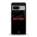savage back phone cover | glass case for Google Pixel 8
