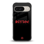 savage back phone cover | glass case for google pixel 9
