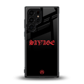 savage back phone cover | glass case for samsung galaxy s23 ultra