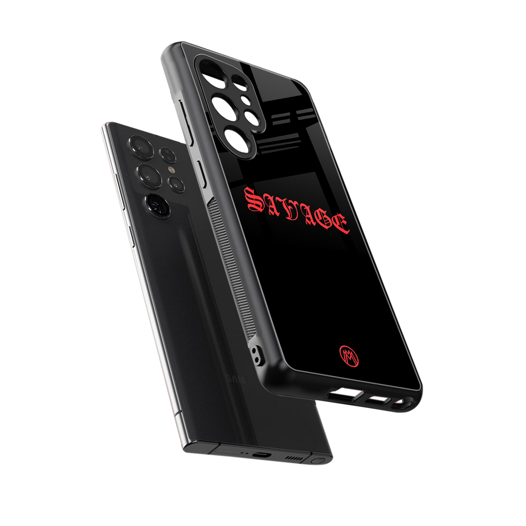 savage back phone cover | glass case for samsung galaxy s25 ultra