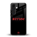 savage back phone cover | glass case for samsung galaxy s24