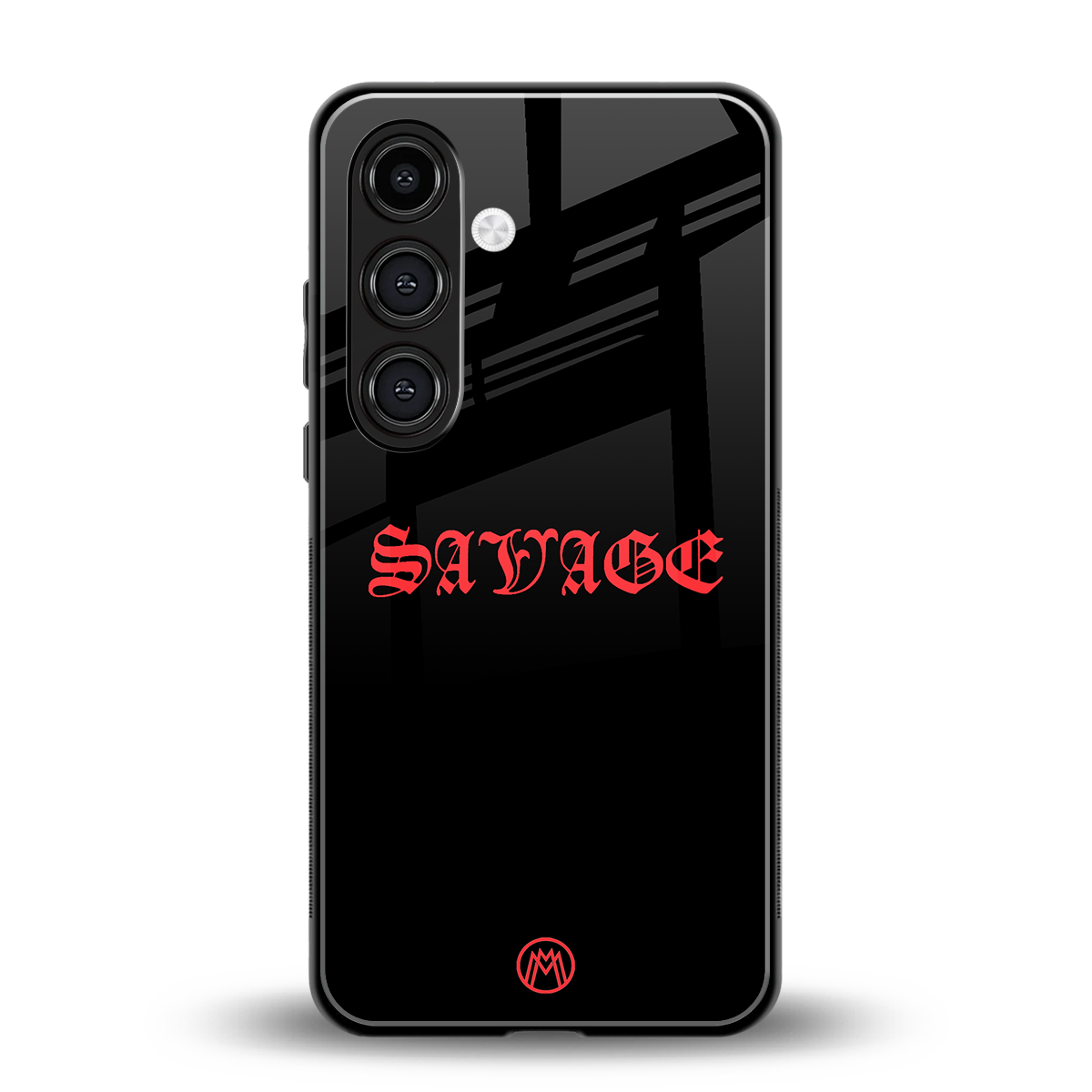 savage back phone cover | glass case for samsung galaxy s24