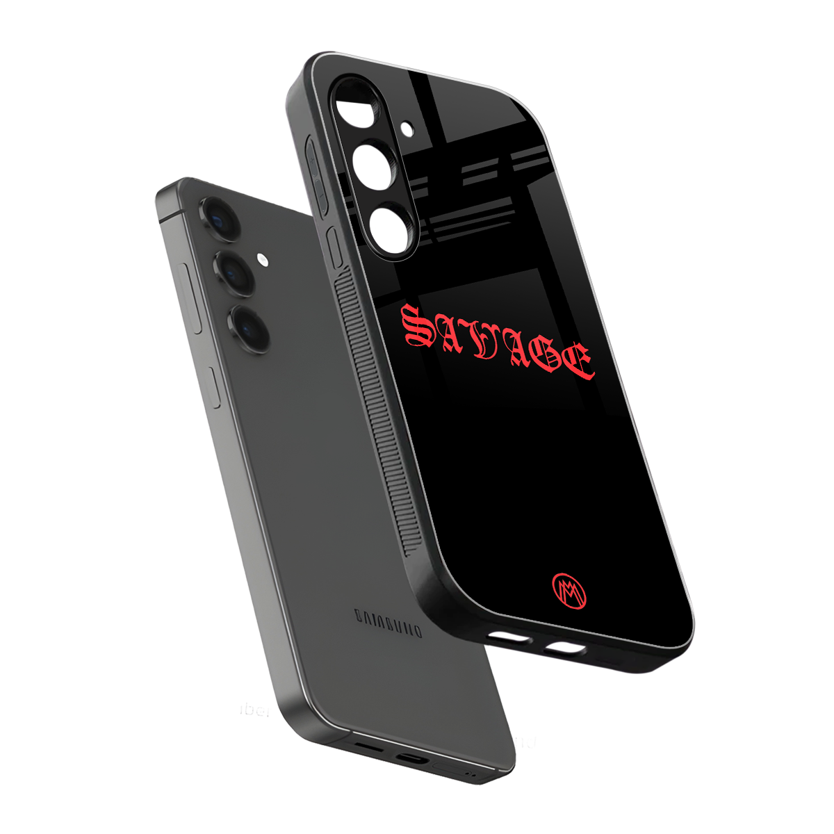savage back phone cover | glass case for samsung galaxy s25