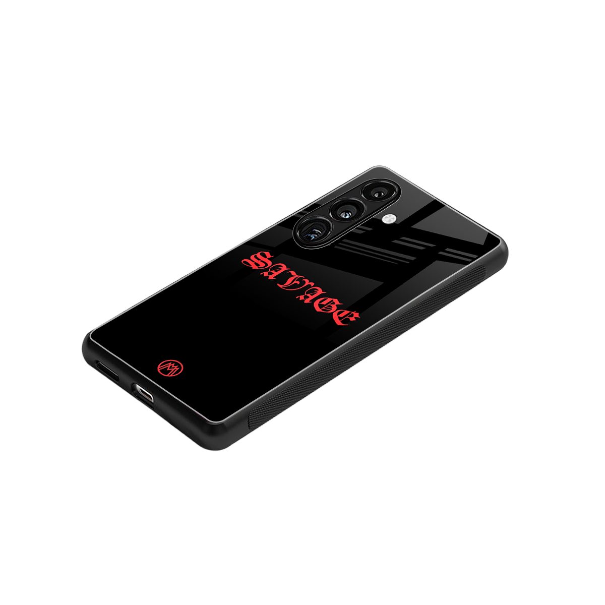 savage back phone cover | glass case for samsung galaxy s24