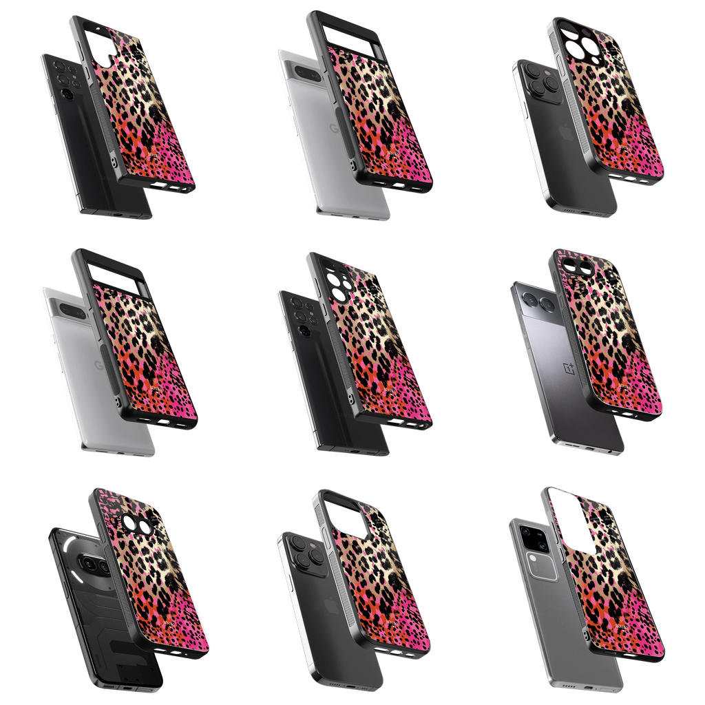 Durable Glass Back Mobile Case for iPhone, Samsung, OnePlus, Google Pixel, Redmi, Vivo, Oppo