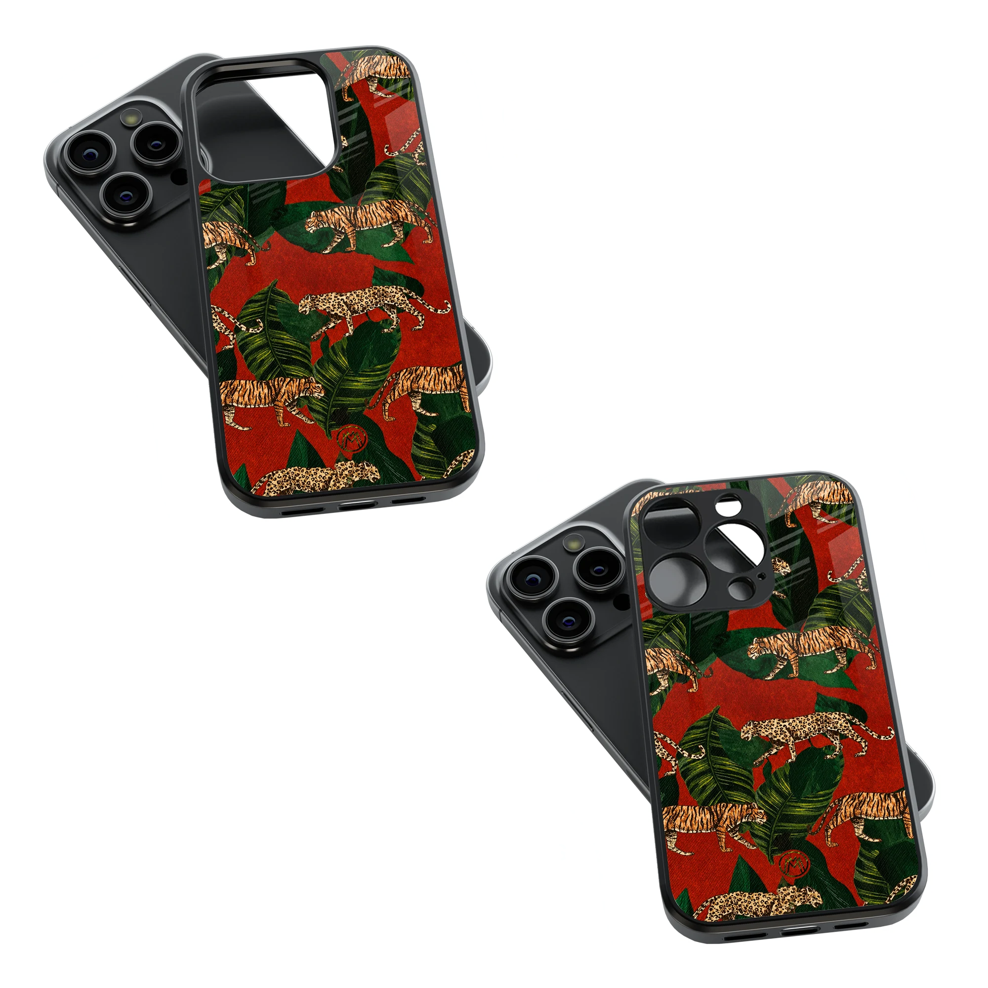 Trendy Glass Back Mobile Case for iPhone, Samsung, Redmi, OnePlus, Google Pixel, Motorola