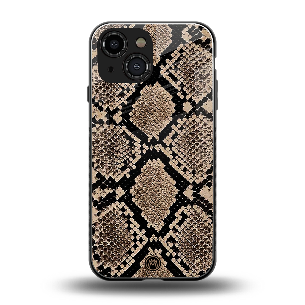 scaly chic back phone cover | glass case for iphone 13 mini