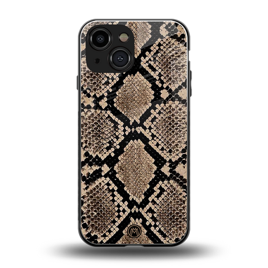 scaly chic back phone cover | glass case for iphone 13 mini