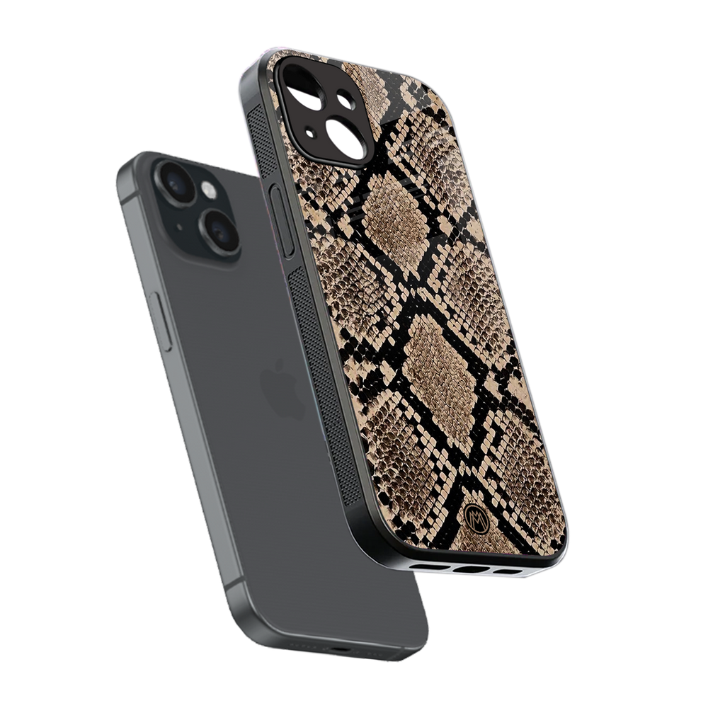 scaly chic back phone cover | glass case for iphone 13 mini