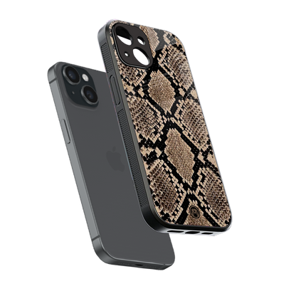 scaly chic back phone cover | glass case for iphone 13 mini
