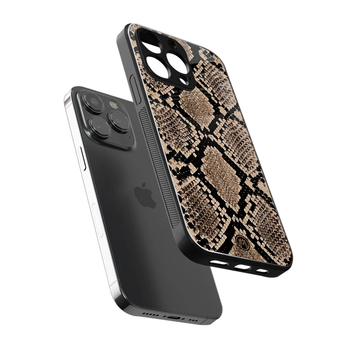 scaly chic back phone cover | glass case for iphone 13 pro