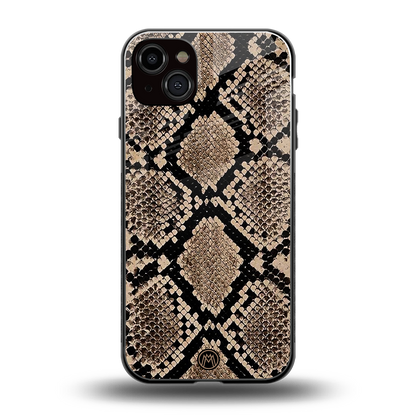 scaly chic back phone cover | glass case for iphone 14 plus
