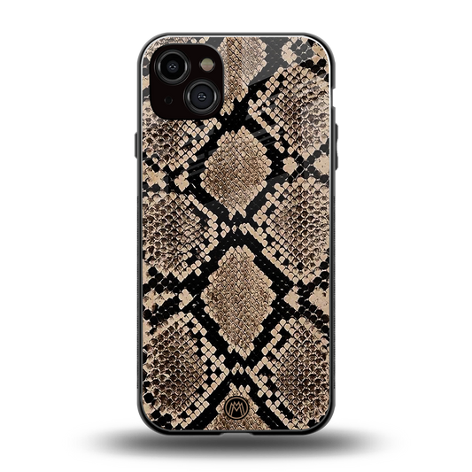 scaly chic back phone cover | glass case for iphone 14 plus