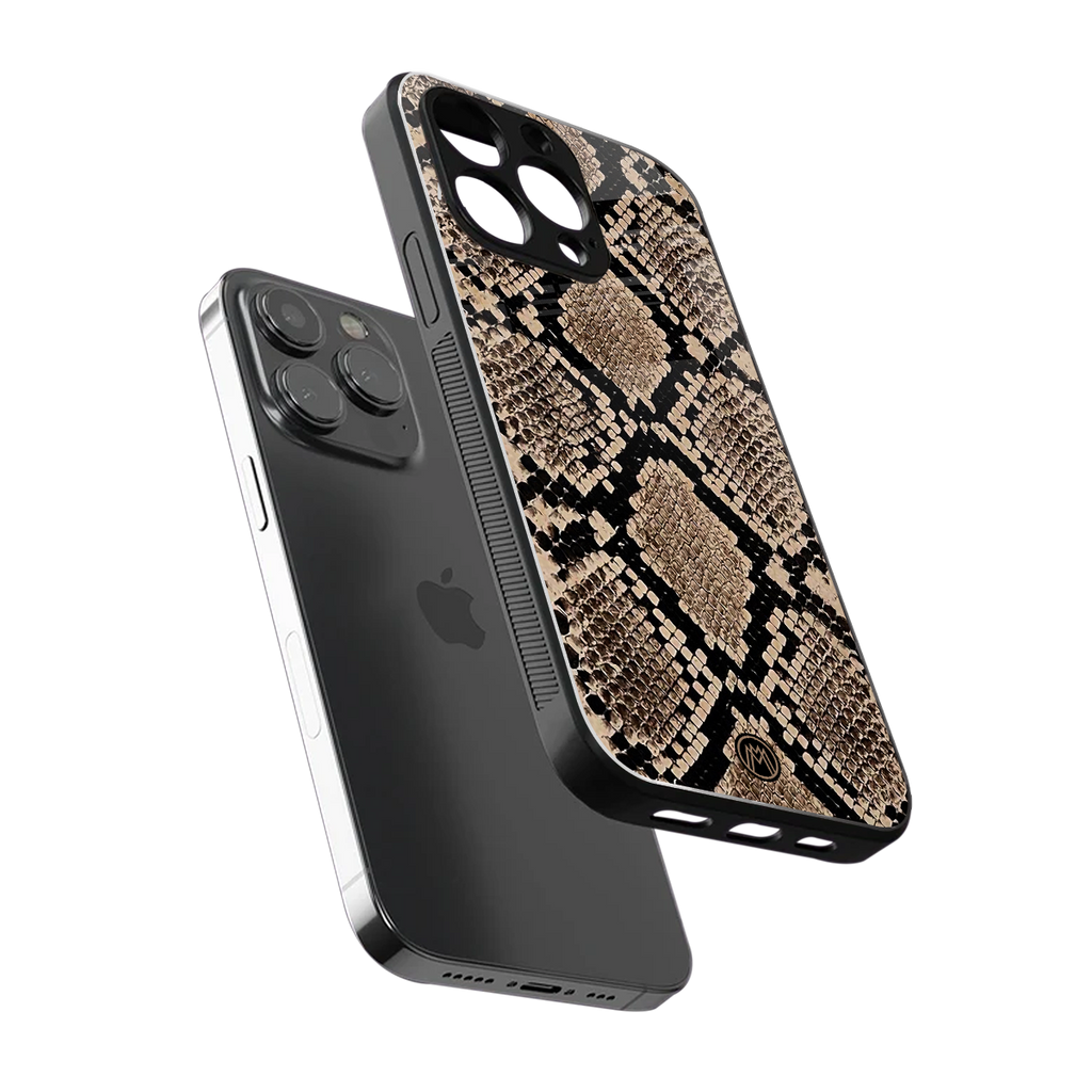 scaly chic back phone cover | glass case for iphone 15 pro max