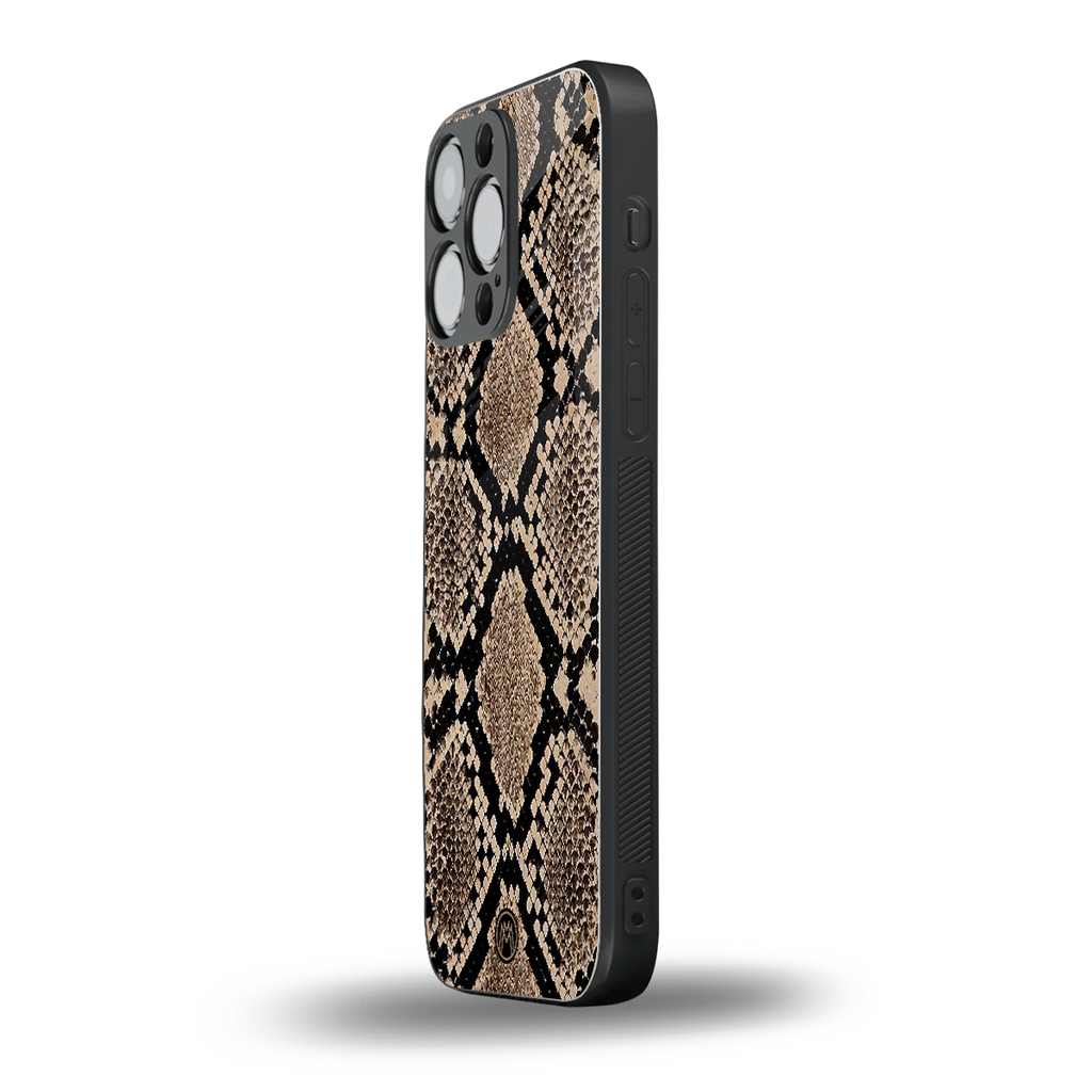 scaly chic back phone cover | glass case for iphone 15 pro max