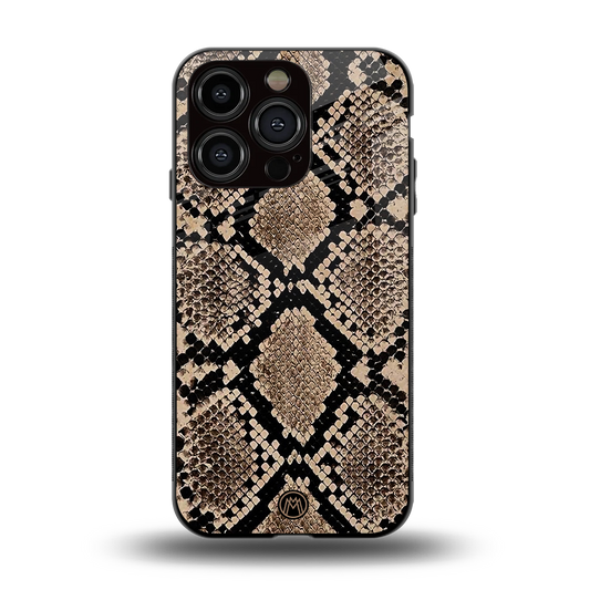 scaly chic back phone cover | glass case for iphone 15 pro