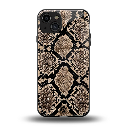 scaly chic back phone cover | glass case for iphone 15