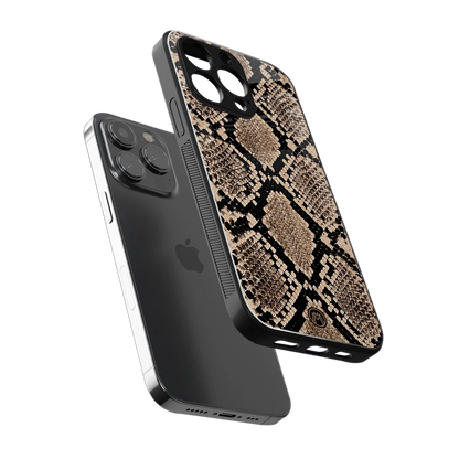 scaly chic back phone cover | glass case for iphone 15 pro