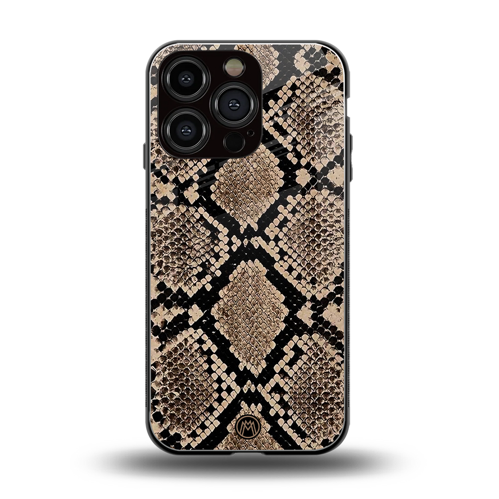 scaly chic back phone cover | glass case for iphone 16 pro