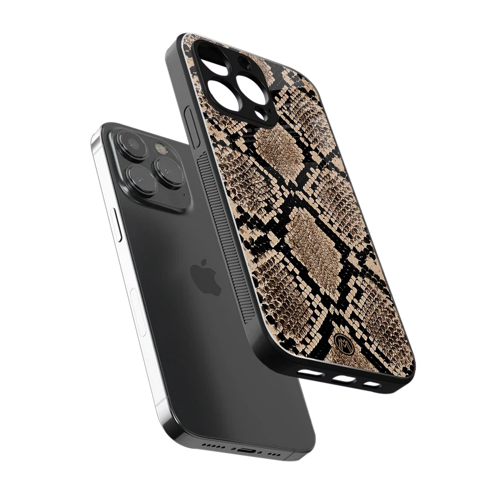 scaly chic back phone cover | glass case for iphone 16 pro