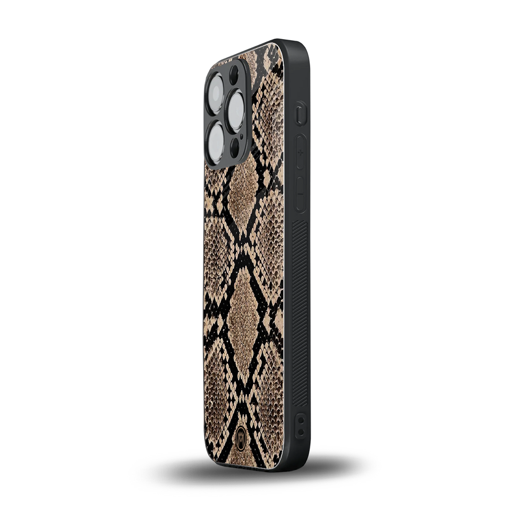 scaly chic back phone cover | glass case for iphone 16 pro