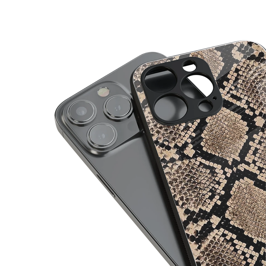 scaly chic back phone cover | glass case for iphone 16 pro