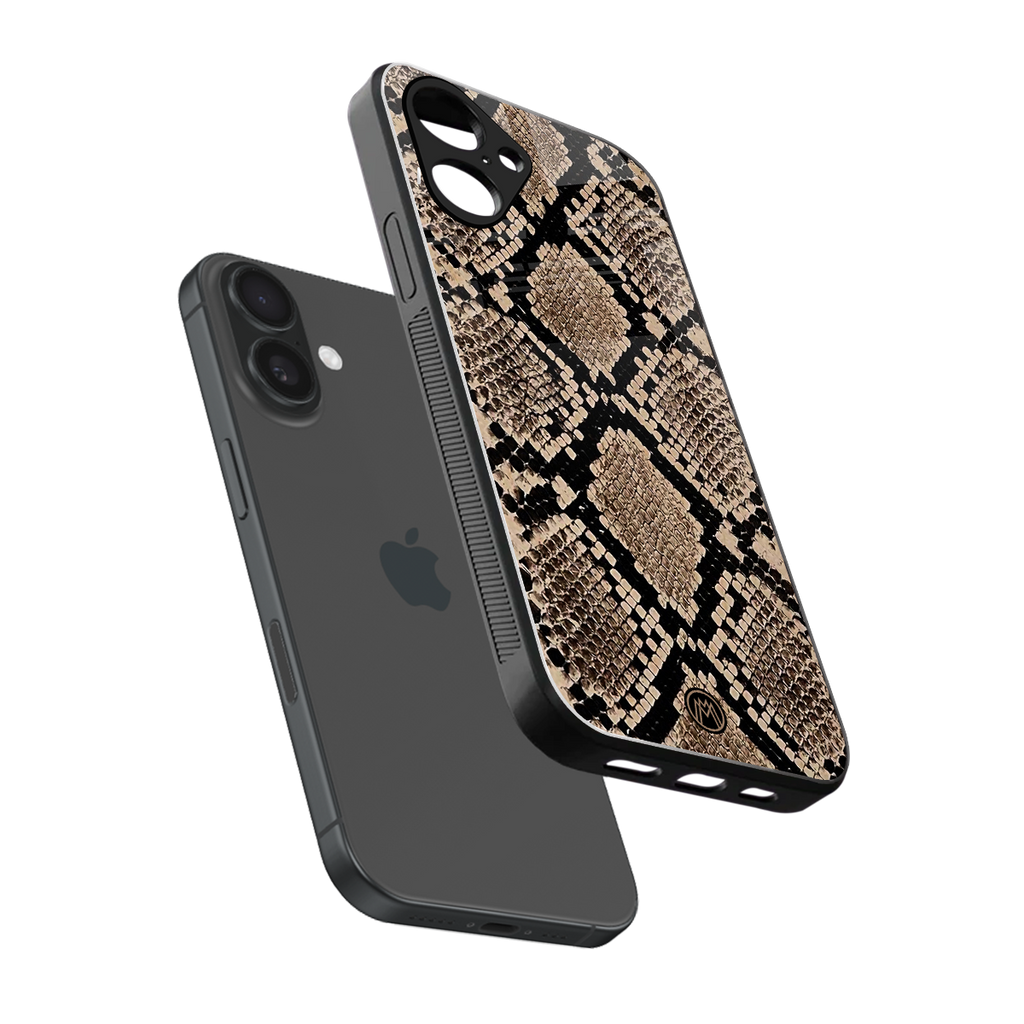 scaly chic back phone cover | glass case for iphone 16