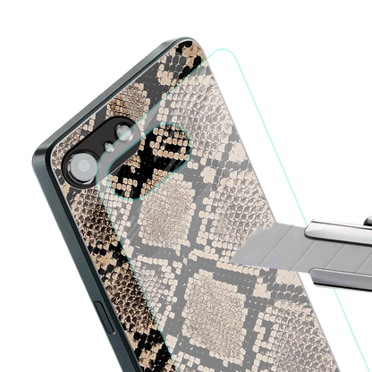 scaly chic back phone cover | glass case for iphone 16e