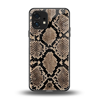 scaly chic back phone cover | glass case for nothing phone 1