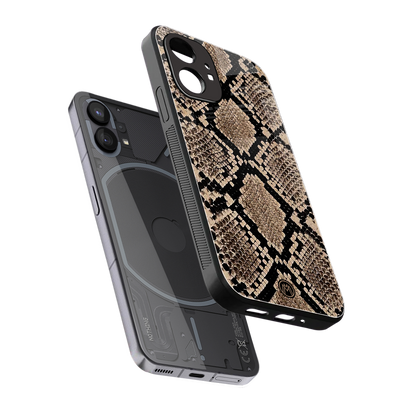 scaly chic back phone cover | glass case for nothing phone 1